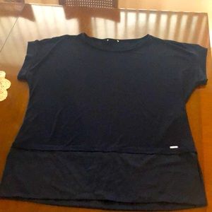 Calvin Klein Dark Navy Tunic Top